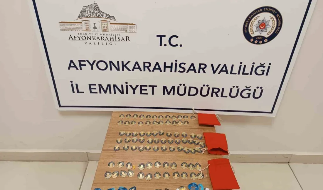 AFYONKARAHİSAR’DA KUYUMCULARA SAHTE ALTIN