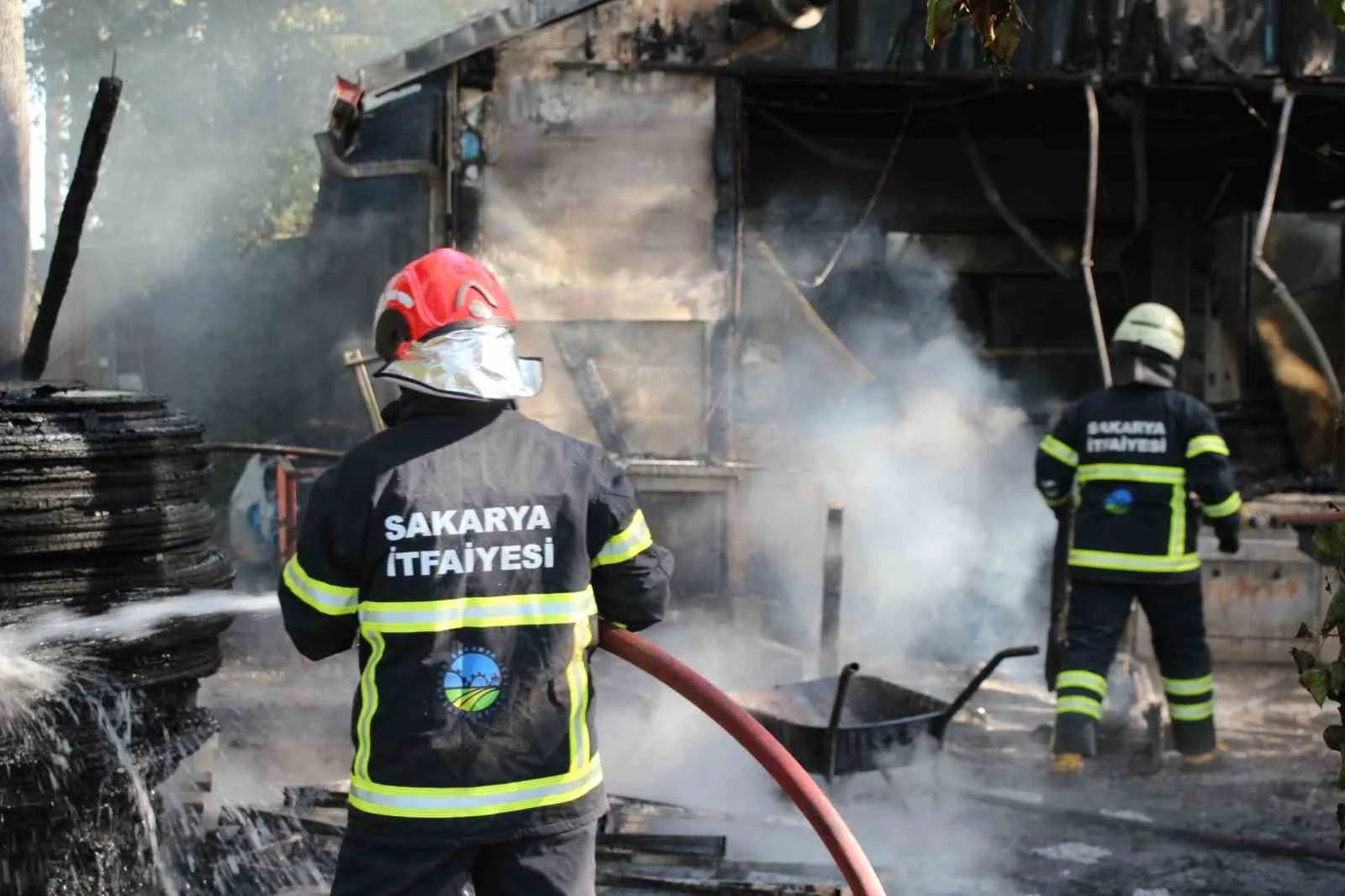 Mesire alanındaki mutfak alev alev yandı