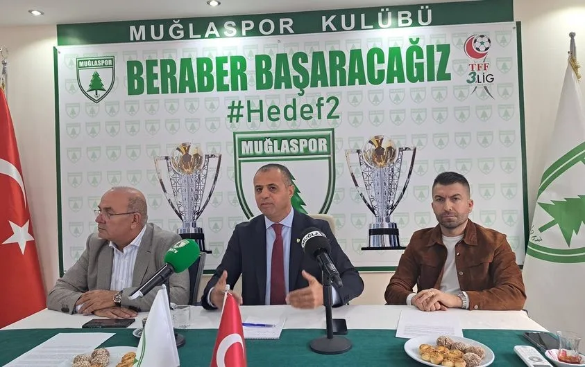 Muğlaspor Başkanı Kıyanç’tan destek çağrısı: “Muğla bize destek vermezse bu iş yürümeyecek”