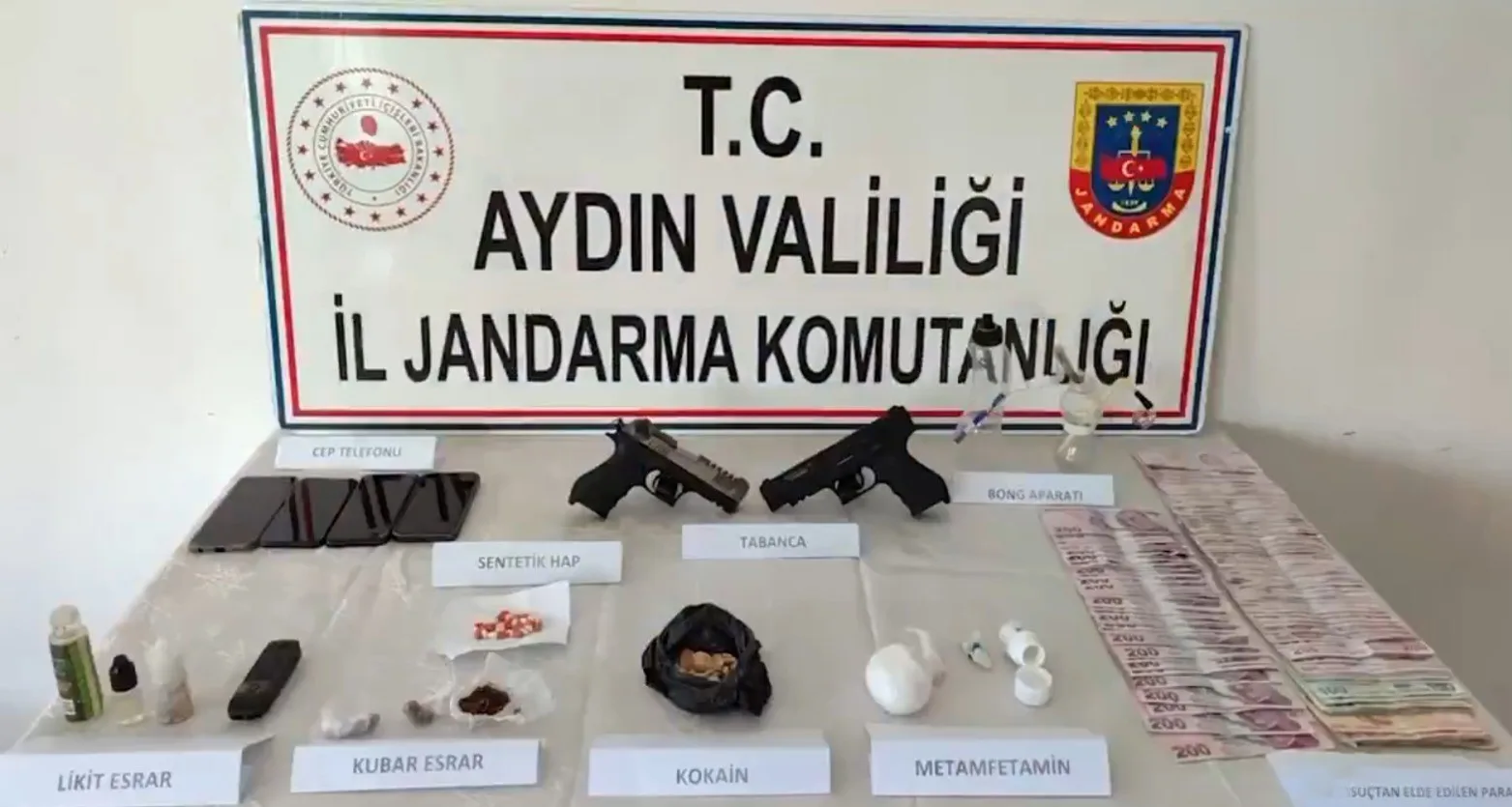 Narkoçelik-46 operasyonunda Aydın’da 2 sokak satıcısı yakalandı