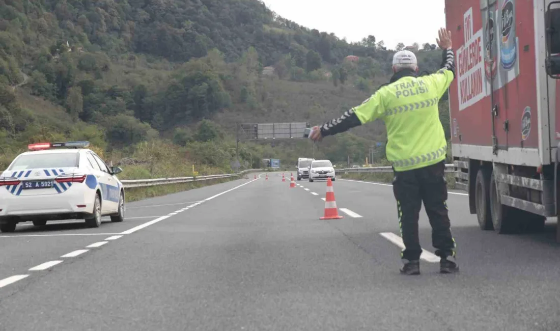 ORDU’DA POLİS EKİPLERİ TARAFINDAN