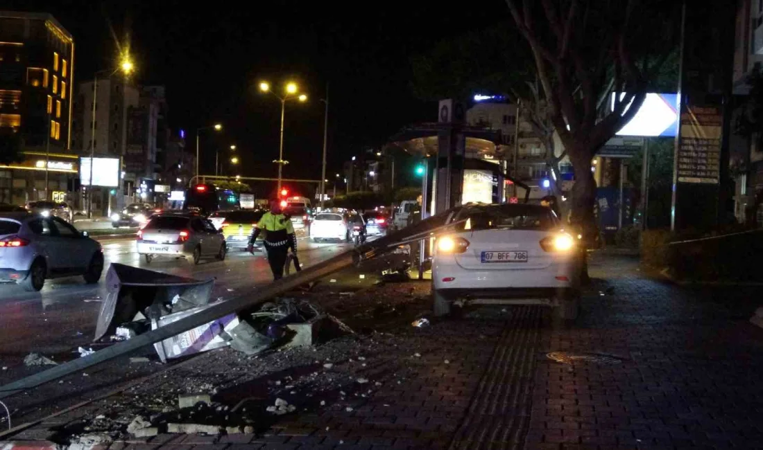 ANTALYA’DA SÜRÜCÜSÜNÜN DİREKSİYON HAKİMİYETİNİ