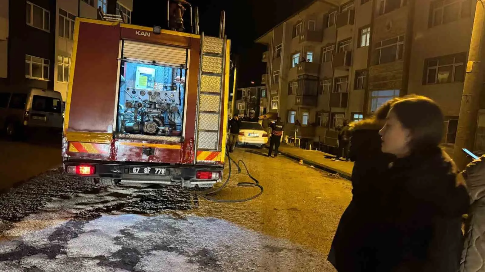 Park halindeki araç, sahibi vefat ettikten 1 ay sonra yandı