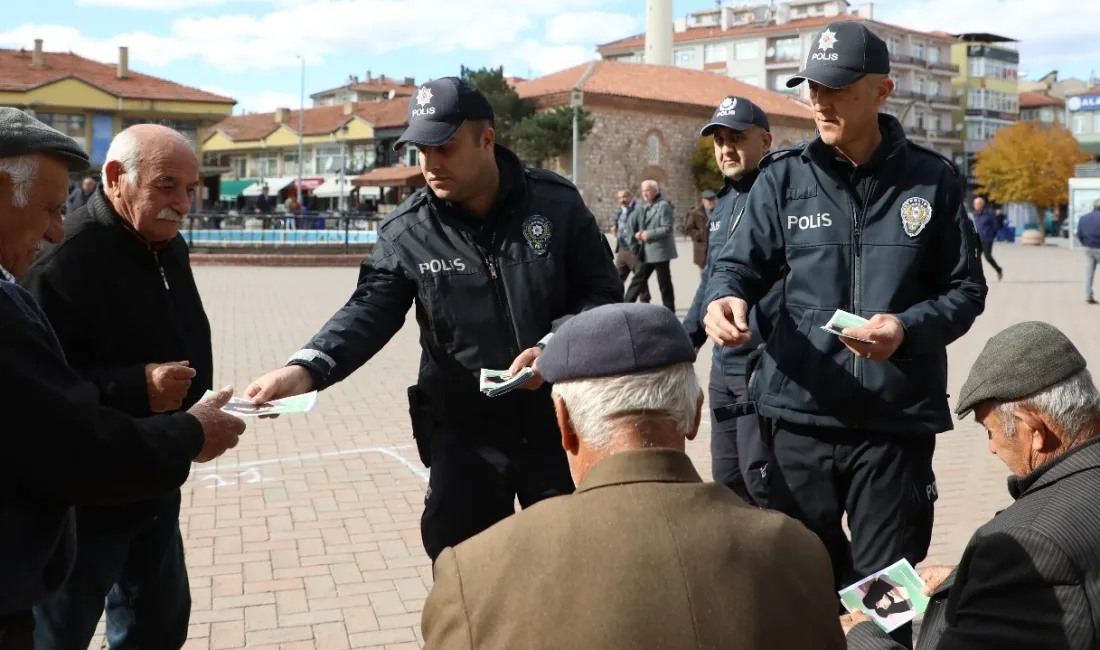 POLİS EKİPLERİ, ALACA'DA AİLELERİ