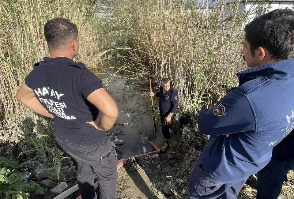 HATAY’IN SAMANDAĞ İLÇESİNDE YAĞMUR