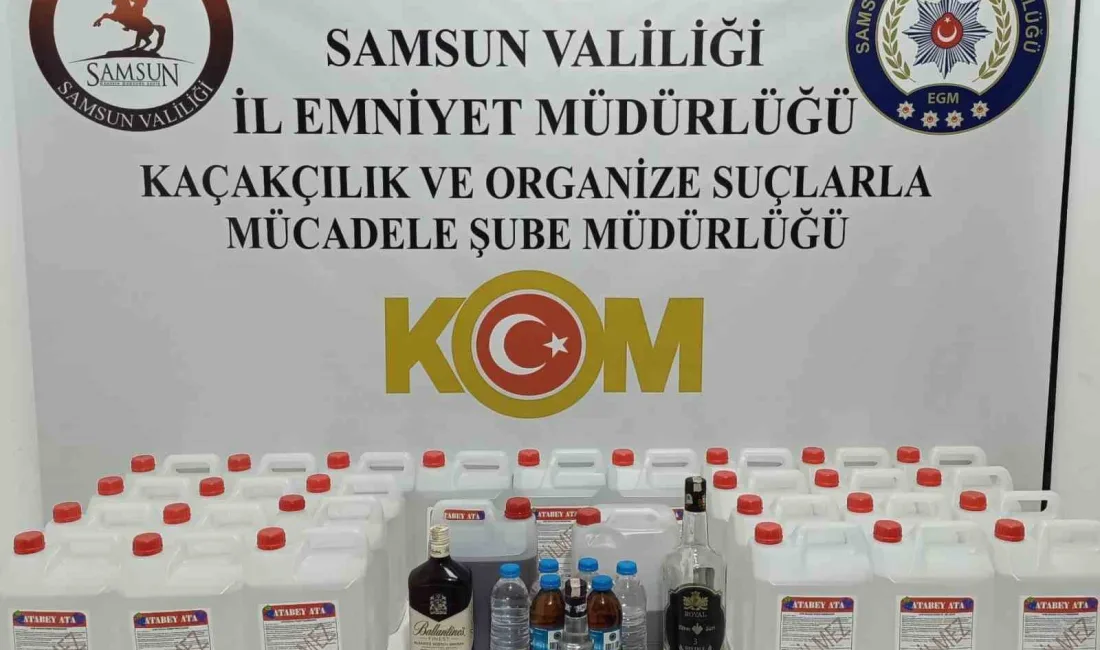 SAMSUN'DA POLİS TARAFINDAN DÜZENLENEN