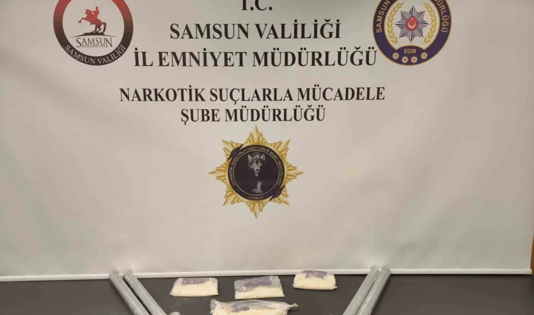 SAMSUN'DA NARKOTİK POLİSİNİN TAKİBİ