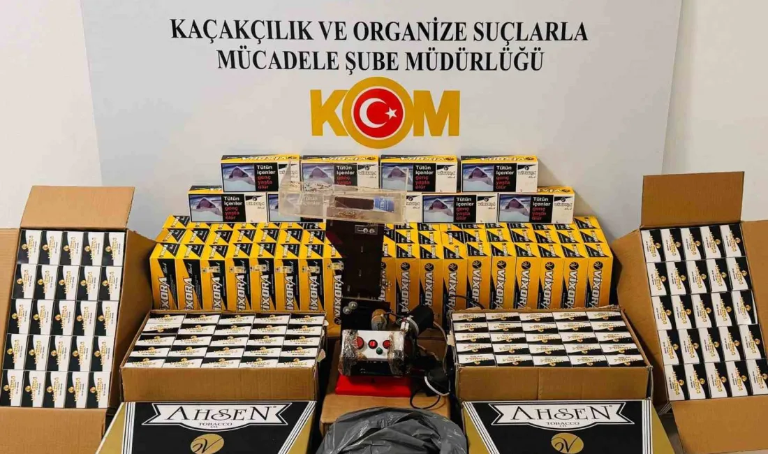 SAMSUN’DA KAÇAK TÜTÜN MAMÜLLERİ