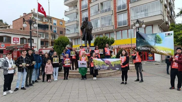 Sinop’ta toprağa saygı yürüyüşü