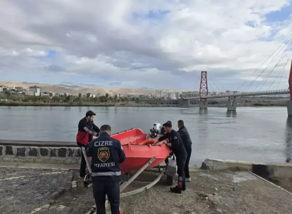 Şırnak’ta kaybolan genç için Dicle Nehri’de arama çalışması başlatıldı