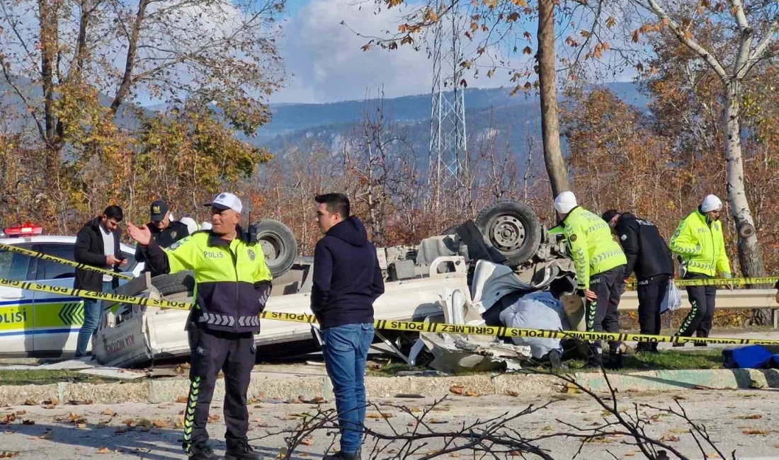 BURSA'NIN KESTEL İLÇESİNDE SÜRÜCÜNÜN