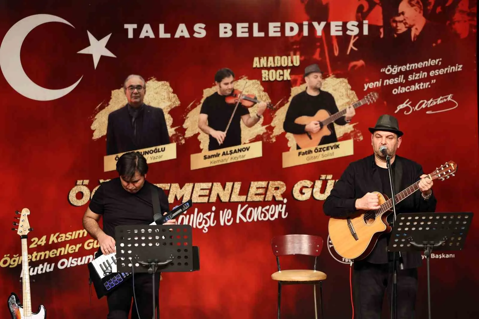 TALAS BELEDİYESİ TARAFINDAN 24 KASIM ÖĞRETMENLER GÜNÜ MÜNASEBETİYLE SÖYLEŞİ VE