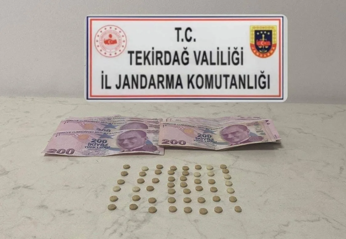 Tekirdağ’da jandarmadan uyuşturucu operasyonu