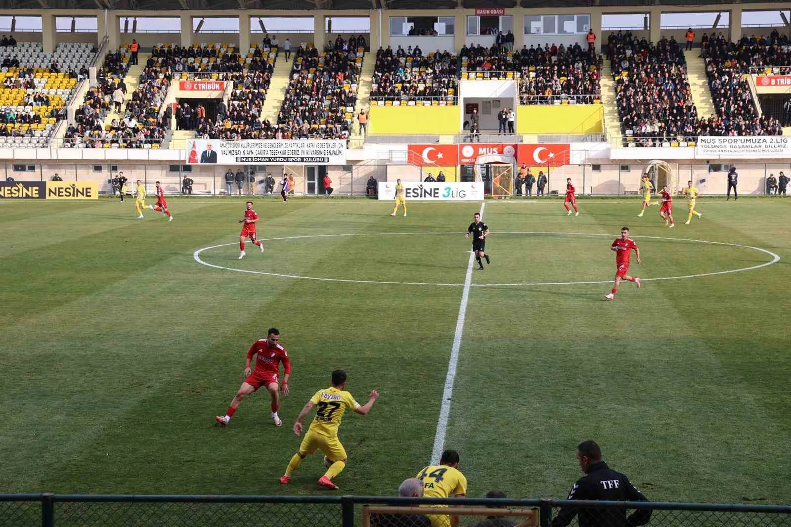 TFF 3. Lig: Muş Spor: 2 – Düzcespor:: 2