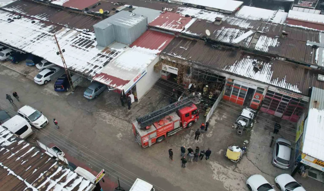 TOKAT SANAYİ SİTESİ’NDE ÇIKAN