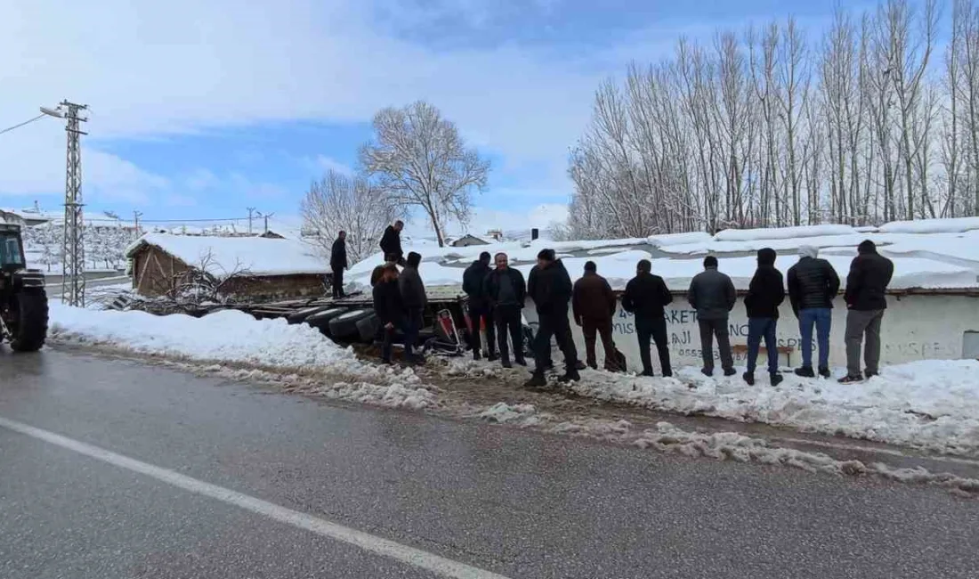 TOKAT’TA KONTROLDEN ÇIKAN TIR