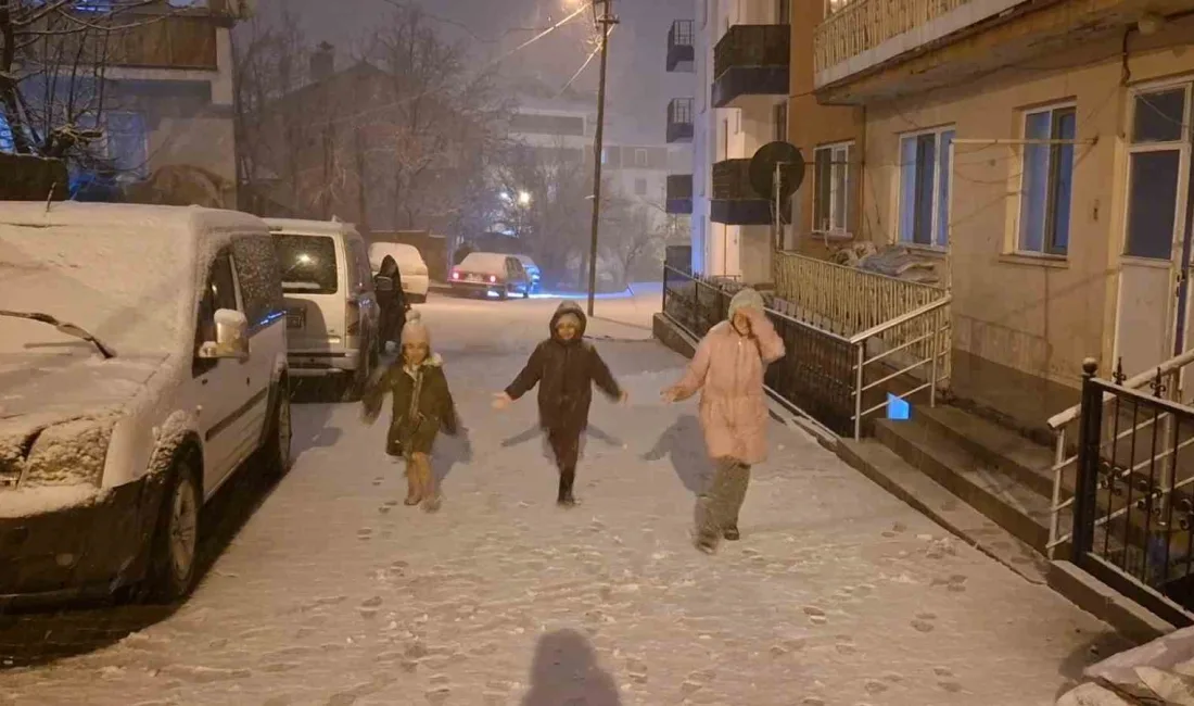 TUNCELİ’DE KAR YAĞIŞI NEDENİYLE