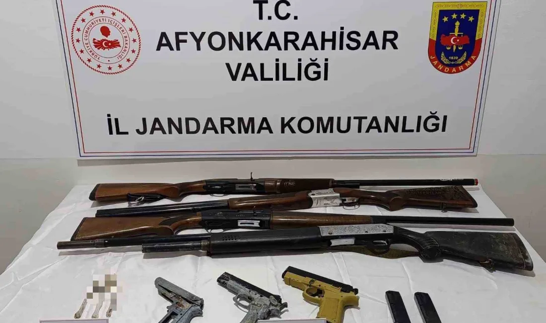 AFYONKARAHİSAR’DA JANDARMA EKİPLERİ UYUŞTURUCU