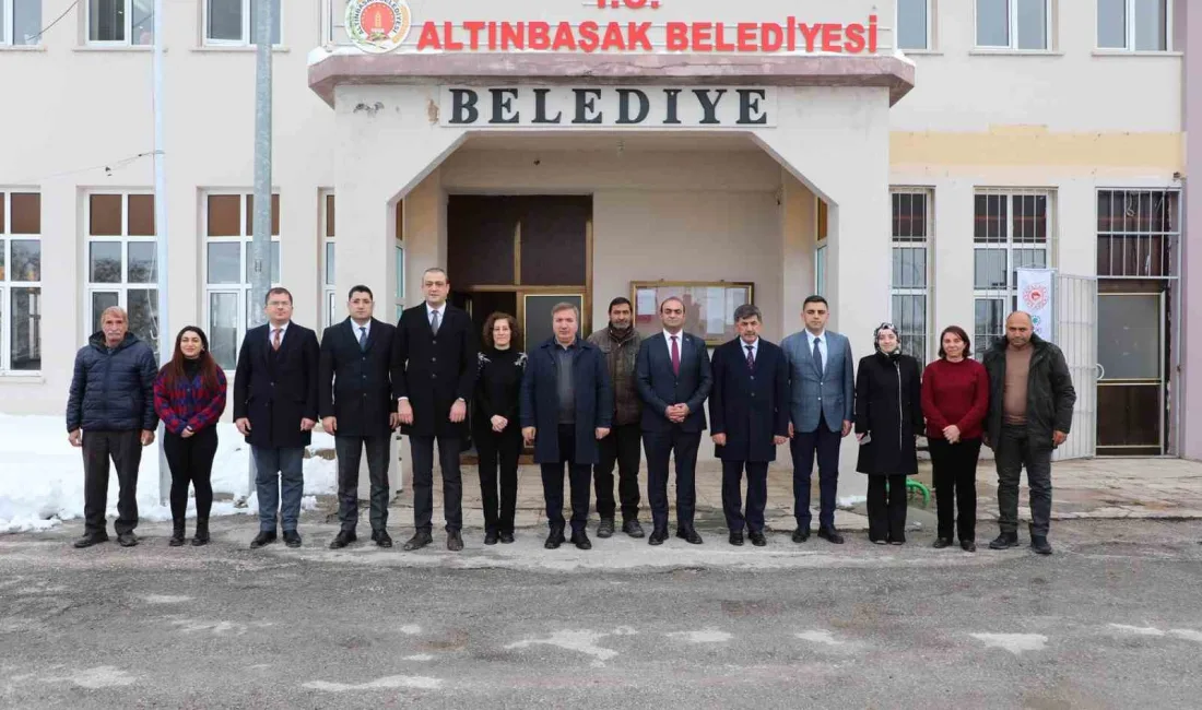 VALİ AYDOĞDU, ALTINBAŞAK BELEDİYESİNİ