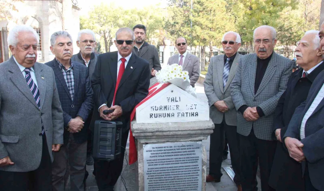 MİLLİ MÜCADELE KAHRAMANI VALİ MUAMMER BEY; ÖLÜMÜNÜN YILDÖNÜMÜNDE MEZARI BAŞINDA