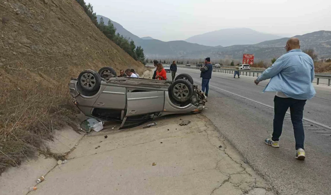 BURDUR-ANTALYA KARAYOLUNDA YAĞIŞ SONRASI