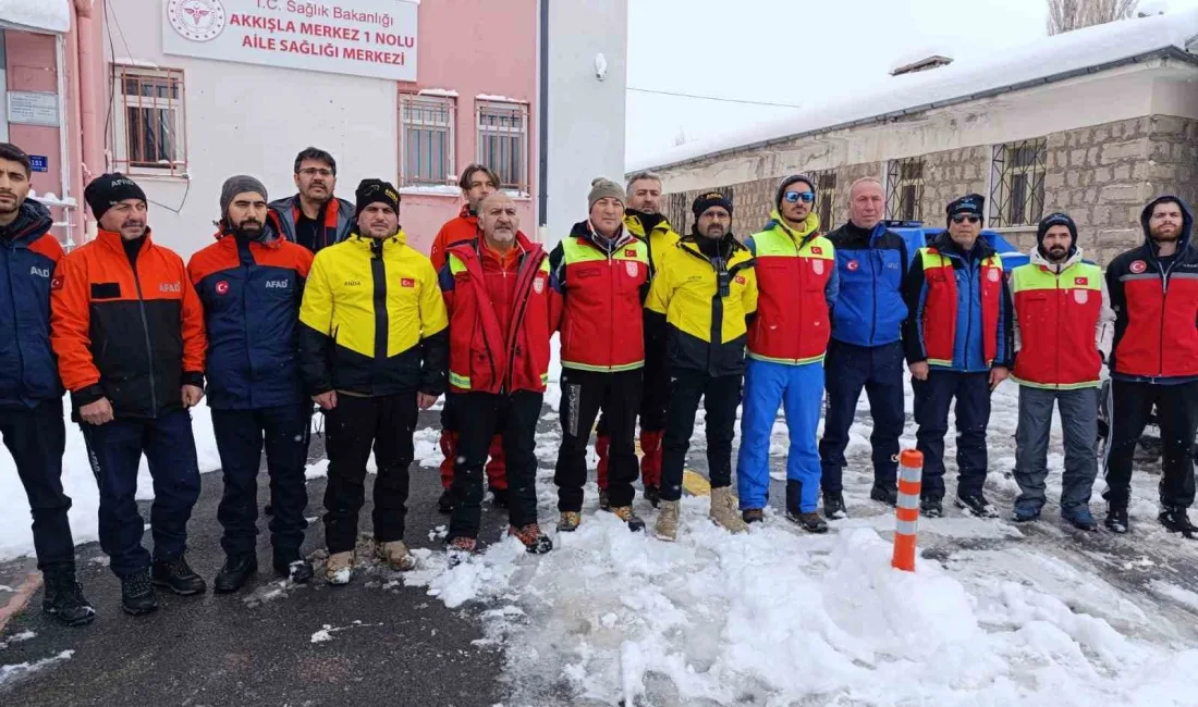 KAYSERİ'NİN AKKIŞLA İLÇESİNDE YOĞUN