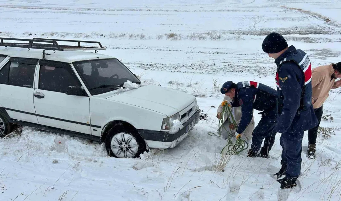 YOZGAT'TA KARA SAPLANAN ARAÇLAR,