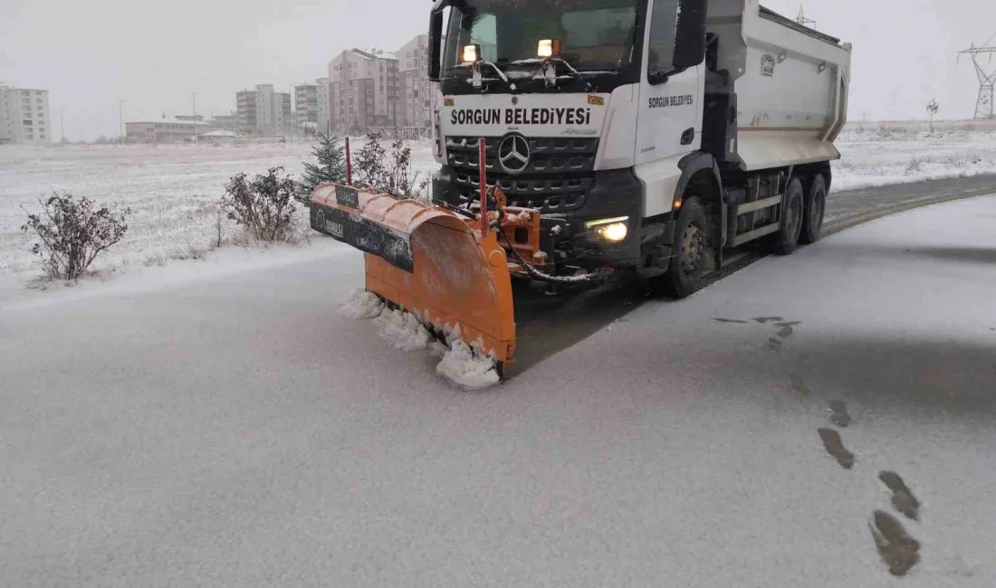 YOZGAT GENELİNDEKİ YOĞUN KAR