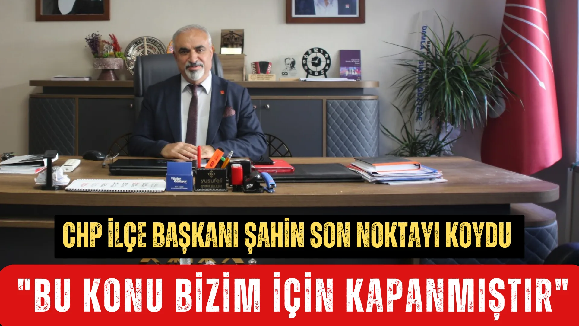 CHP İnegöl İlçe Başkanı Zemci Şahin’den Kongre Açıklaması