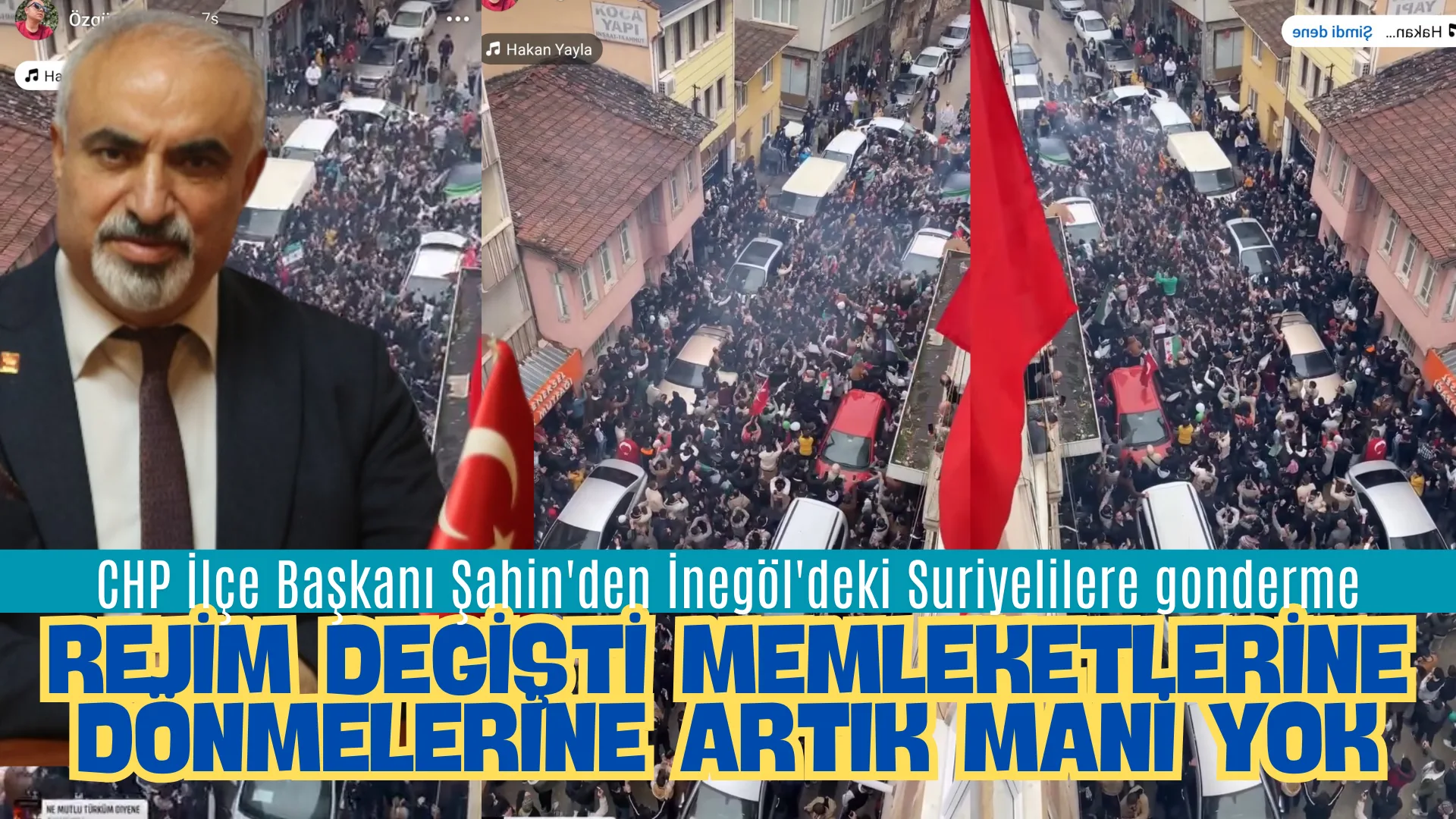 CHP’li Şahin: “İnegöl sokaklarında sevinç gösterileri yapanları yeterince misafir ettik”