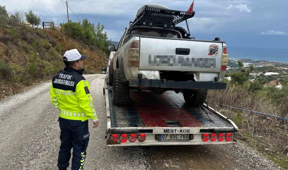 ANTALYA’NIN ALANYA İLÇESİNDE JANDARMA