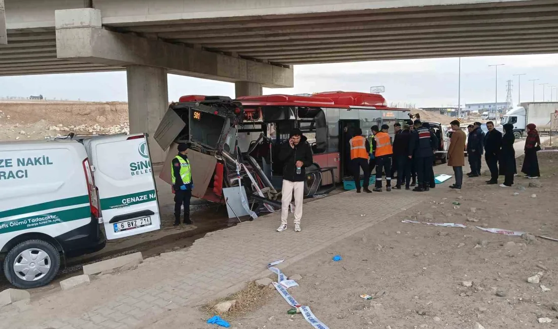 ANKARA’DA BELEDİYE OTOBÜSÜ İLE