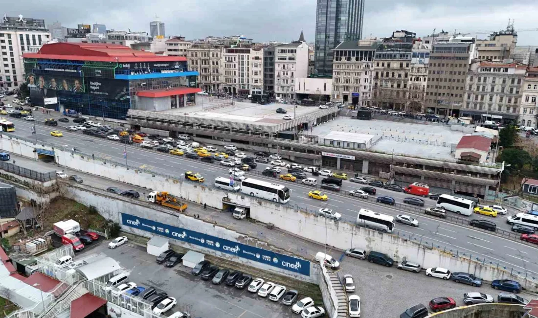 BEYOĞLU TEPEBAŞI'NDA ÇATLAYAN KOLONLARI