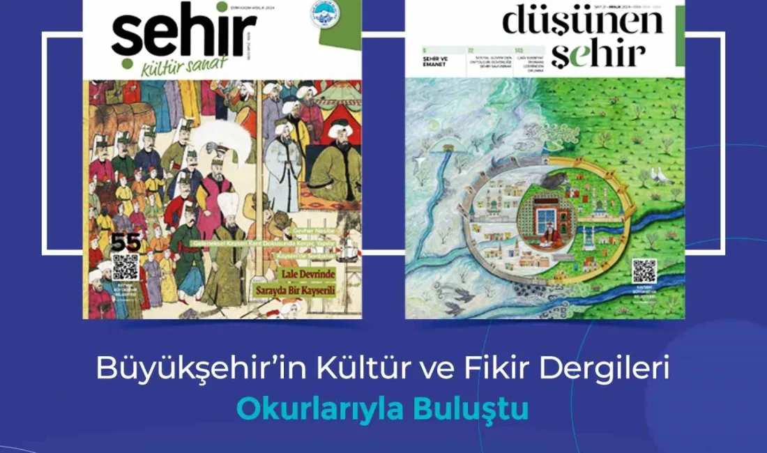 KAYSERİ BÜYÜKŞEHİR BELEDİYESİ TARAFINDAN YAYIMLANAN, ŞEHRİN KÜLTÜR VE FİKİR HAYATINA