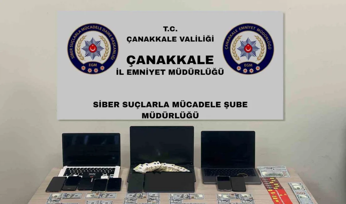 ÇANAKKALE’DE POLİS EKİPLERİ TARAFINDAN