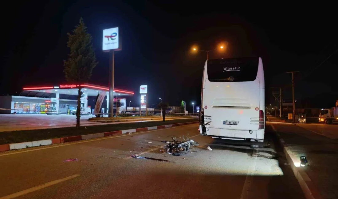 ÇANAKKALE’NİN ÇAN İLÇESİNDE MOTOSİKLET