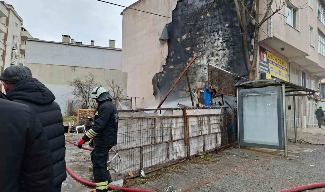 ÇORLU'DA DEPO OLARAK KULLANILAN