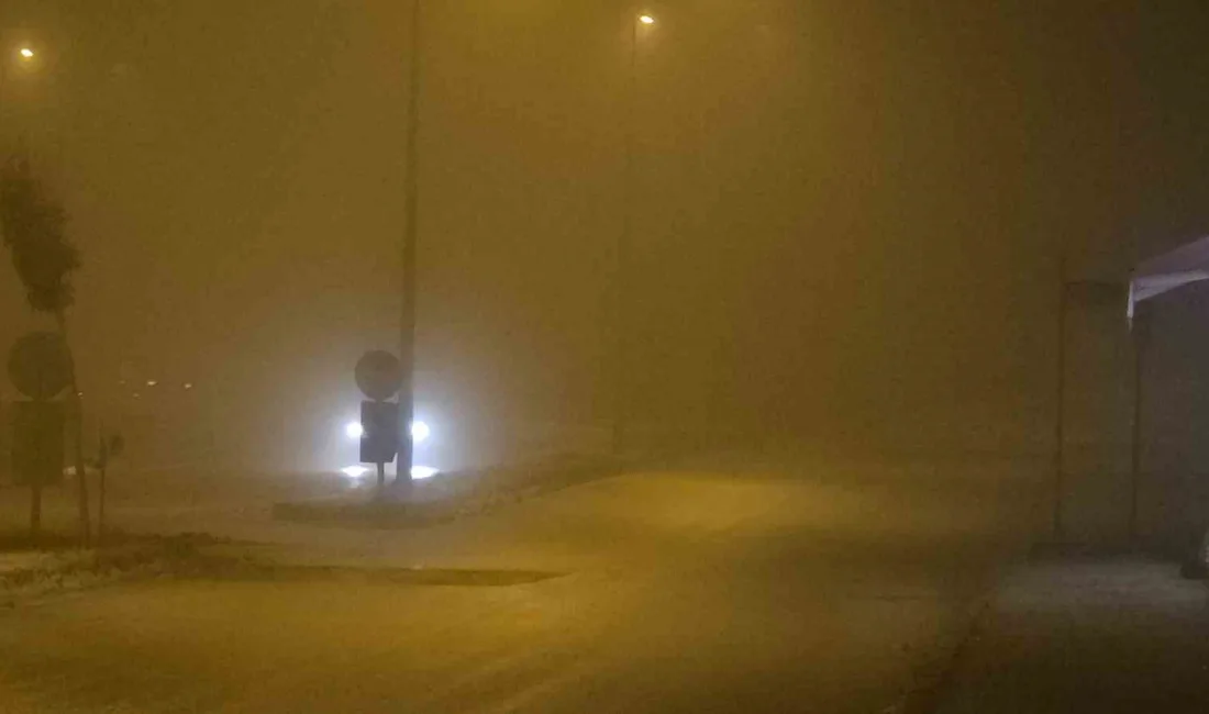 ELAZIĞ'DA GECE SAATLERİNDE YOĞUN