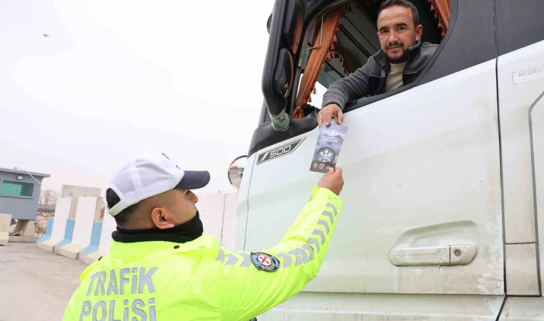 ELAZIĞ’DA BÖLGE TRAFİK DENETLEME