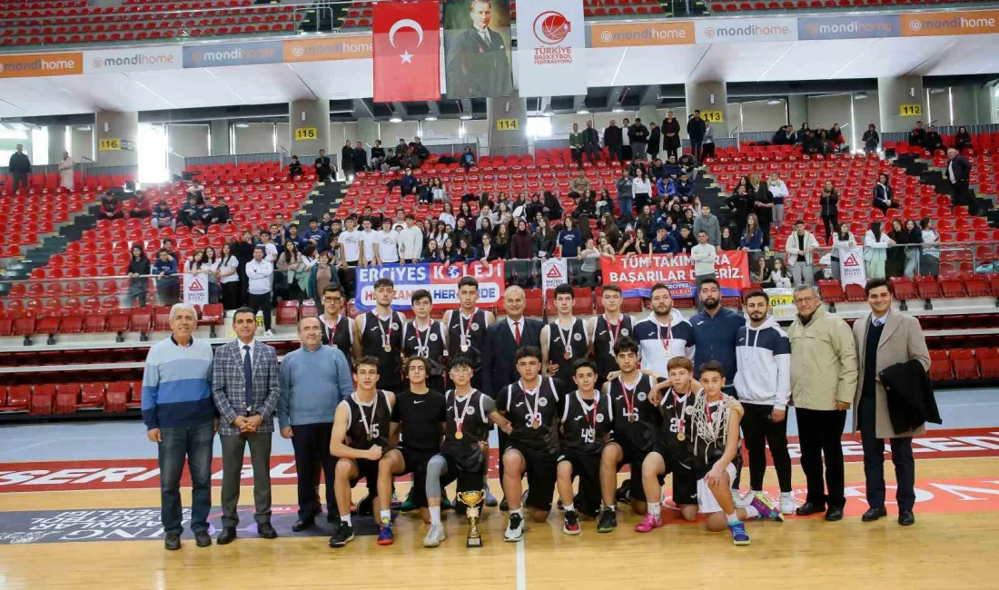 OKUL SPORLARI MÜSABAKALARINDA BASKETBOL GENÇLER A KATEGORİSİ’NDE MÜCADELE EDEN ERCİYES