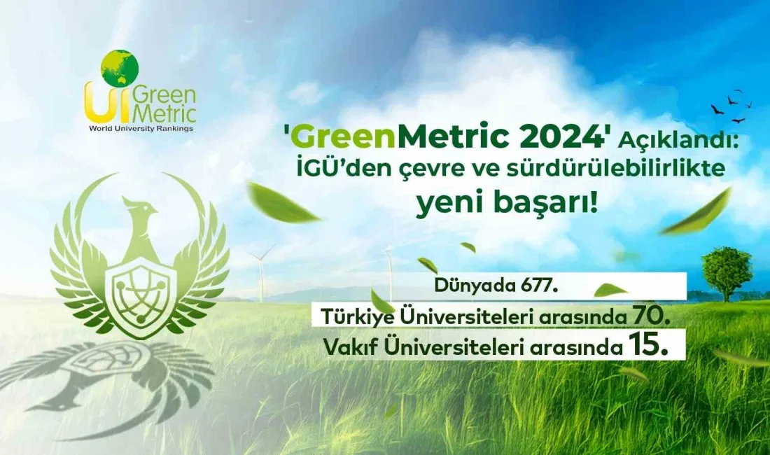 “UI GREENMETRİC DÜNYA ÜNİVERSİTE