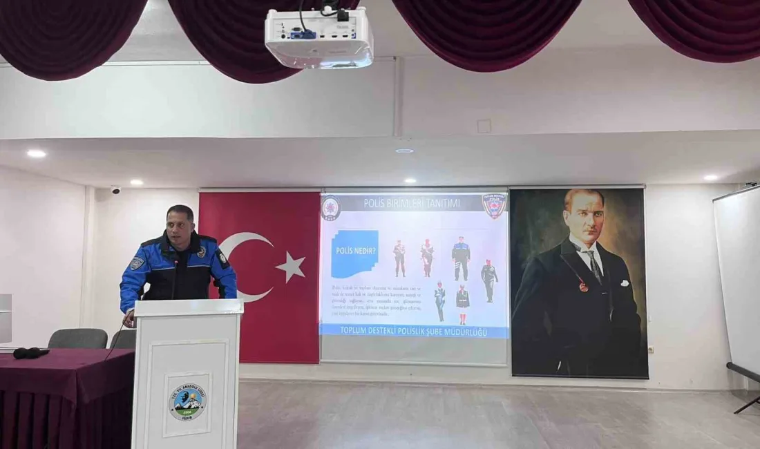 IĞDIR EMNİYET MÜDÜRLÜĞÜ'NDEN ÖĞRENCİLERE