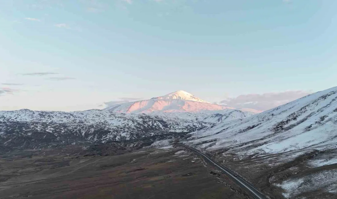 IĞDIR’DA YETERİNCE KAR YAĞIŞI ALAMAYAN DAĞLAR DRONE İLE GÖRÜNTÜLENDİ