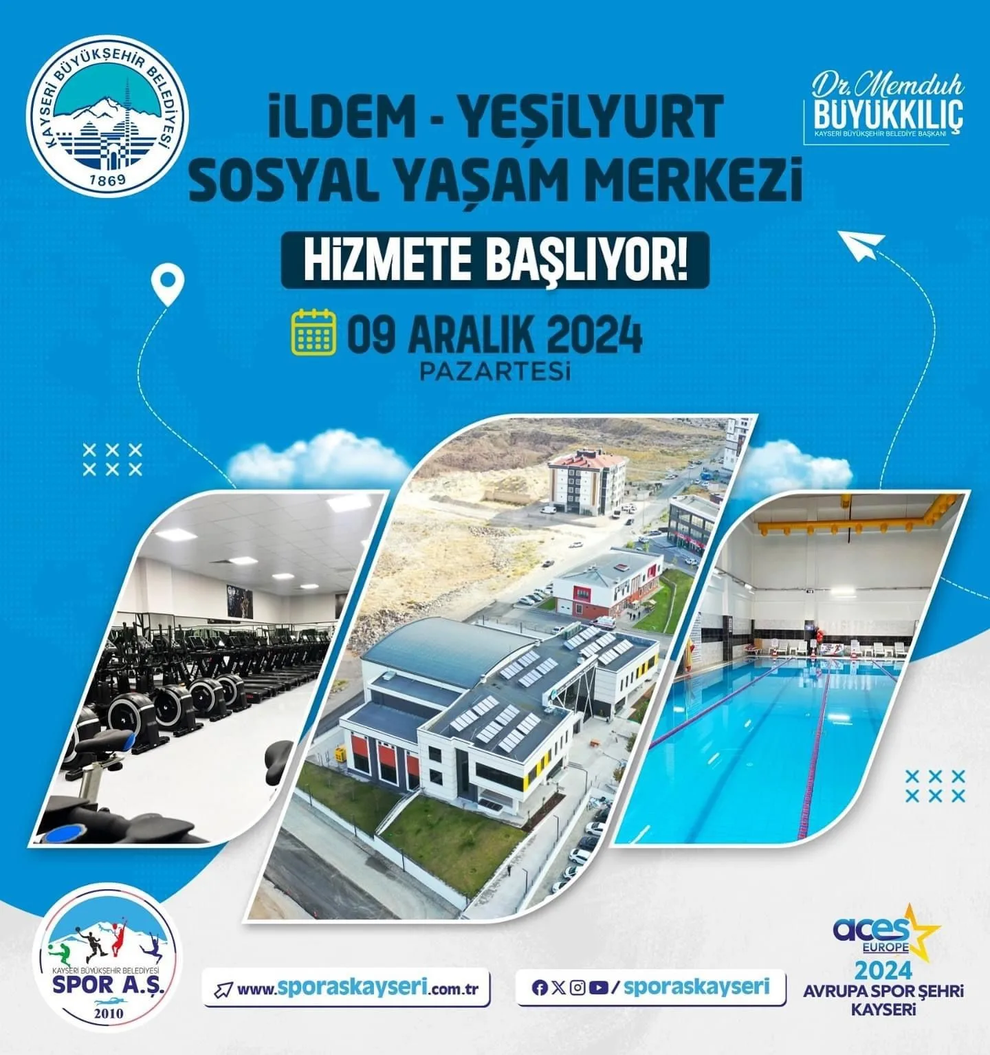 KAYSERİ BÜYÜKŞEHİR BELEDİYE BAŞKANI DR. MEMDUH BÜYÜKKILIÇ’IN KENTE KAZANDIRDIĞI MELİKGAZİ