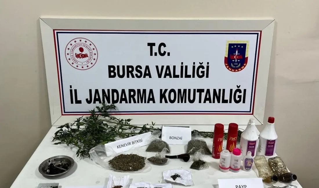 BURSA'NIN İNEGÖL İLÇESİNDE UYUŞTURUCU