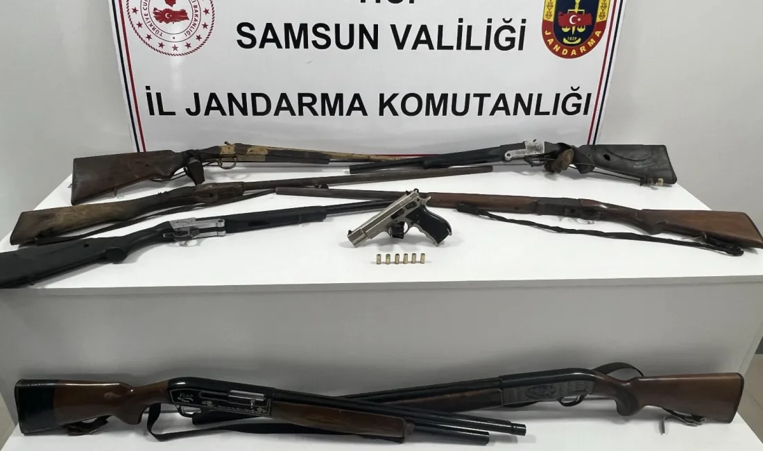 SAMSUN'DA JANDARMA EKİPLERİ TARAFINDAN