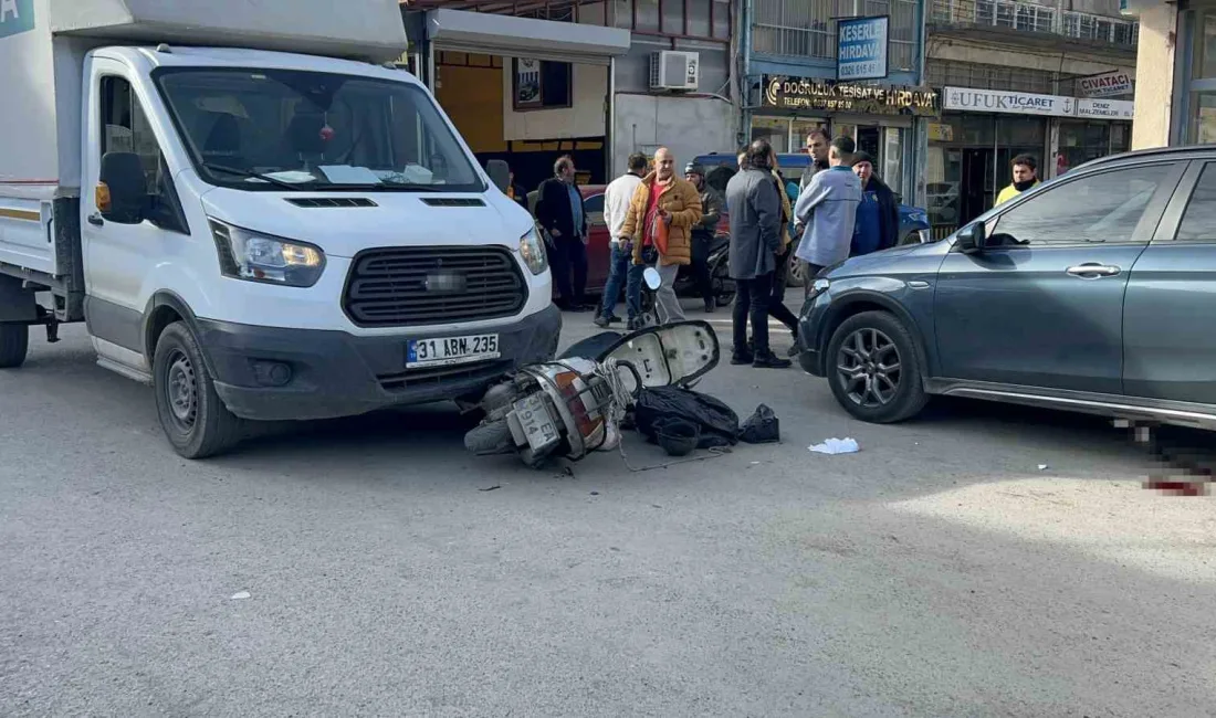 HATAY’IN İSKENDERUN İLÇESİNDE MOTOSİKLET