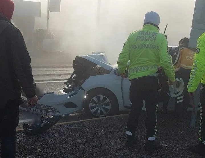 KONYA'NIN KULU İLÇESİNDE OTOMOBİL