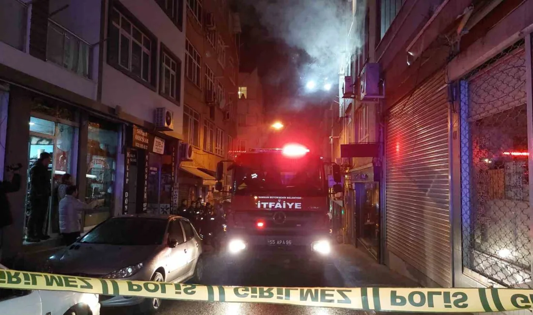 SAMSUN'DA BİR EVDE ÇIKAN