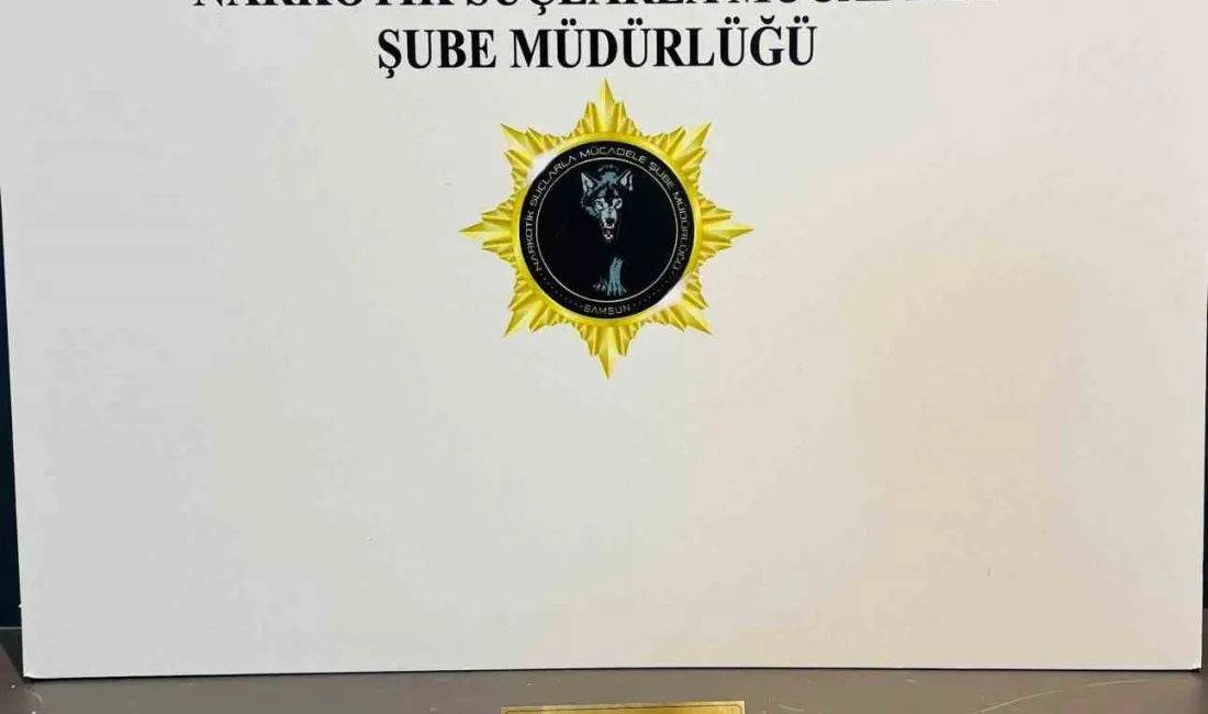 SAMSUN'DA NARKOTİK POLİSİ TATAFINDAN